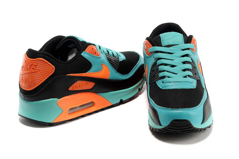 Nike Air Max 90 Mens arc Chaussures Noir Bleu Noir (1)